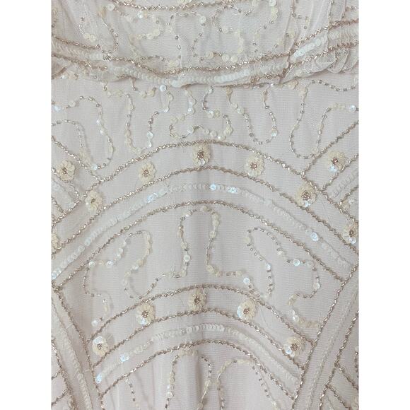 NWT ADRIANNA PAPELL DRESS GOWN 16 MOTHER OF THE BRIDE EVENING FORMAL WEDDING - Picture 10 of 16